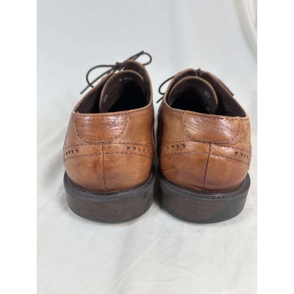 BOSI Giovaneli-H Men's Brown Leather Oxford Dress Shoes Size 41 (US 8)  Columbia